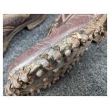 Antique Golf Shoes - Complete with Steel Cleats!