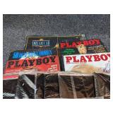 Lot of Early 1990s Sports Illustrated Swimsuit Issues as well as Playboy Magazines