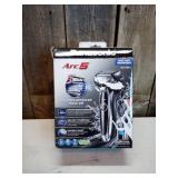 Panasonic - Arc5 Automatic Cleaning/Charging Wet/Dry Electric Shaver - Silver