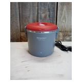 Elite Gourmet - 120V Warmables Lunch Box - Red