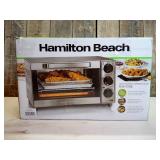 Hamilton Beach - Sure-Crisp 4-Slice Air Fryer Toaster Oven - STAINLESS STEEL