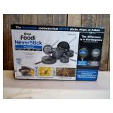 Ninja - Ninja™ Foodi™ NeverStick™ Premium Hard-Anodized 10-Piece Cookware Set - Grey - NEW