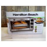 Hamilton Beach - Sure-Crisp 4-Slice Air Fryer Toaster Oven - STAINLESS STEEL
