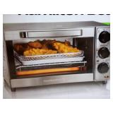 Hamilton Beach - Sure-Crisp 4-Slice Air Fryer Toaster Oven - STAINLESS STEEL