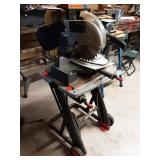 Sears Craftsman 3 HP Compound Miter Saw & Manual With Black & Decker Stand