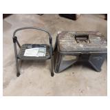 Cosco Folding Step Stool & Step Stool Tool Box
