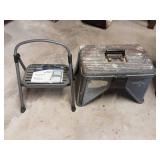 Cosco Folding Step Stool & Step Stool Tool Box