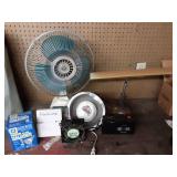 Work Light, Fans, Bulbs, Cassette Recorder