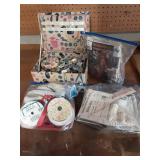 Sewing Box, Sewing Notions, Patterns