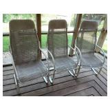 Patio Furniture--Metal Frame & Wicker