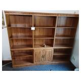 3-Section Book Shelf 29x12x72 Each