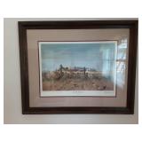 Framed Print Roadside Rednecks By Les Kouba 1511/2000 24x30
