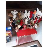 Approx. 35 Beanie Babies With Tote Bin