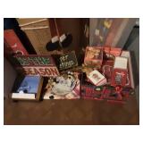 Large Lot Of Christmas Decor, Tree, Wrap