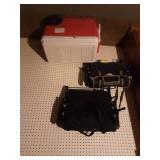 Rolling Cooler & 2-Stadium Chairs