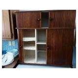 Antique Porcelain Top Hoosier Cupboard 80x28x72