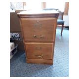 Oak 2-Drawer File 16x17x28