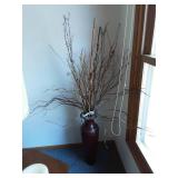 Large Vase Of Dried Decor