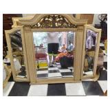 Large wall mirror 3 sections 61.5" ...