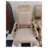 6 vintage dining chairs *Good Shape...