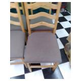 4 dining chairs...