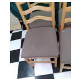 4 dining chairs...