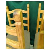 4 dining chairs...