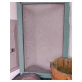 Vintage kitchen tools, window scree...