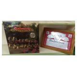 Budweiser Vintage Clock 16" x 16.75...