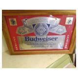 Budweiser Vintage Clock 16" x 16.75...
