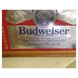 Budweiser Vintage Clock 16" x 16.75...