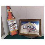 Busch mirror 20"x15" and metal Mich...