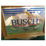 Busch mirror 20"x15" and metal Mich...
