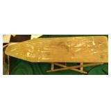 vintage ironing board and potty cha...