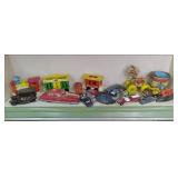 Fisher Price Circus train, metal ca...