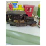 Fisher Price Circus train, metal ca...