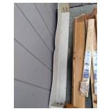 multiple wood coat rack shelving, a...