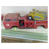 Vintage toy trucks includes Tonka m...