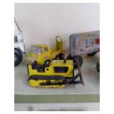 Vintage toy trucks includes Tonka m...