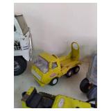 Vintage toy trucks includes Tonka m...