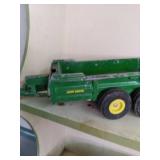 vintage toy trucks, including John ...