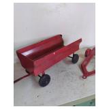 vintage toy trucks, including John ...