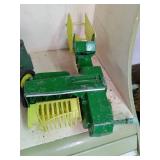 vintage toy trucks, including John ...