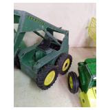 vintage toy trucks, including John ...
