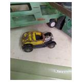 vintage toy trucks, including John ...