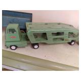 vintage toy trucks, including John ...