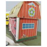 vintage metal trucks Fisher Price b...
