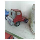 vintage metal trucks Fisher Price b...