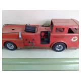 vintage metal trucks Fisher Price b...
