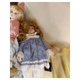 vintage dolls some are porcelain se...
